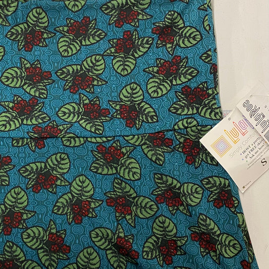 LuLaRoe | Womens Floral Maxi Skirt | Color: Blue/Red | Size: S | NWT