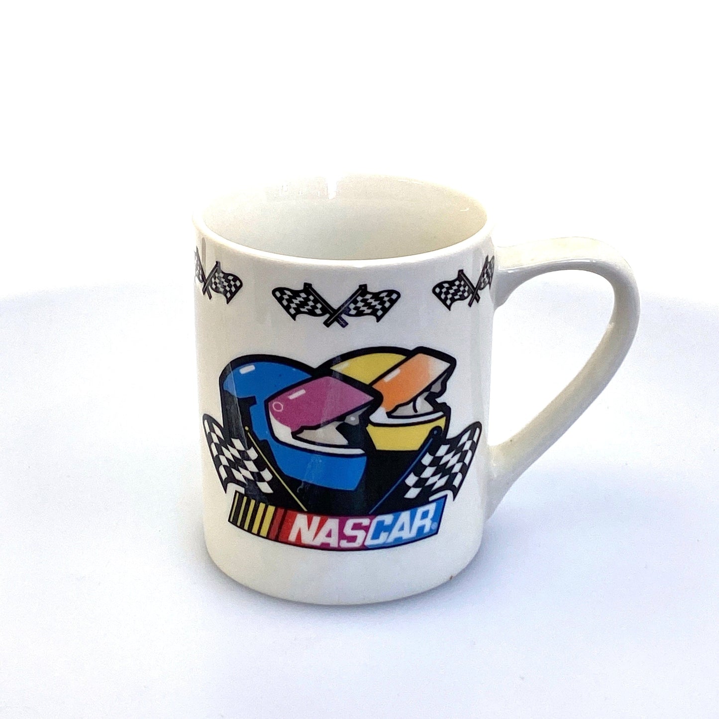 Nascar Coffee Cups Set of 4 Marketed by Gibson 2002 Licensed by Nascar