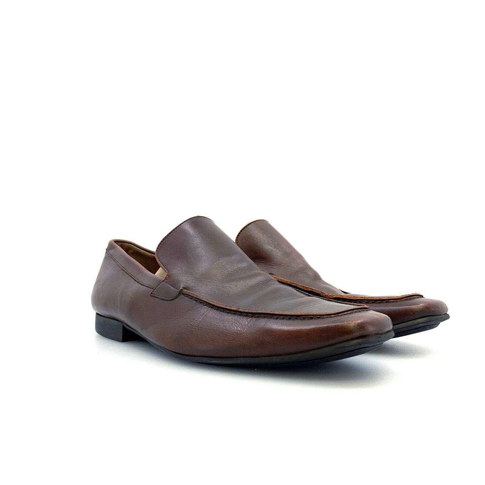 Faconnable Mens Size 10.5D Brown Loafers Shoes Leather Driving Casual -  | Buy at Parsimony Shoppes