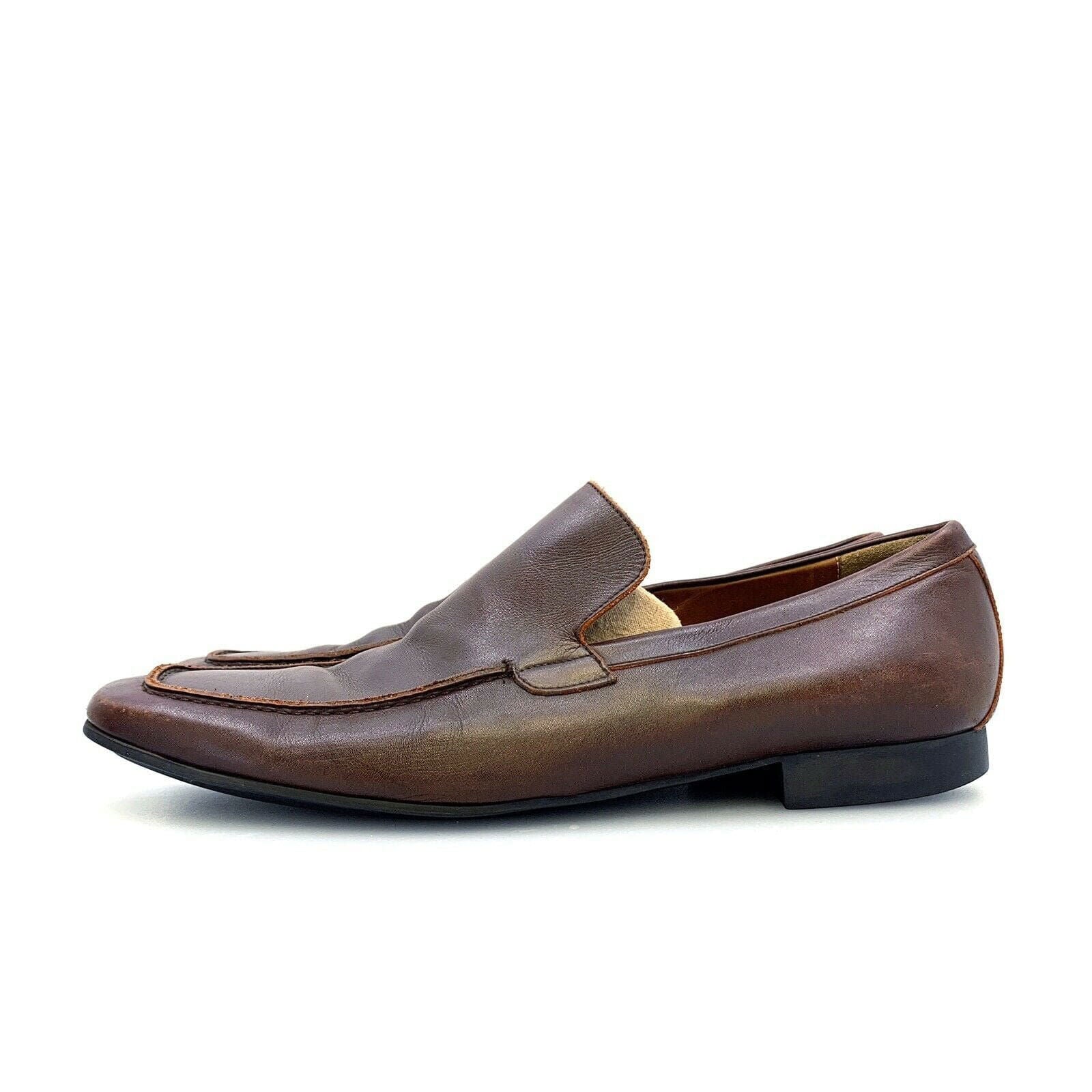 Faconnable Mens Size 10.5D Brown Loafers Shoes Leather Driving Casual -  | Buy at Parsimony Shoppes