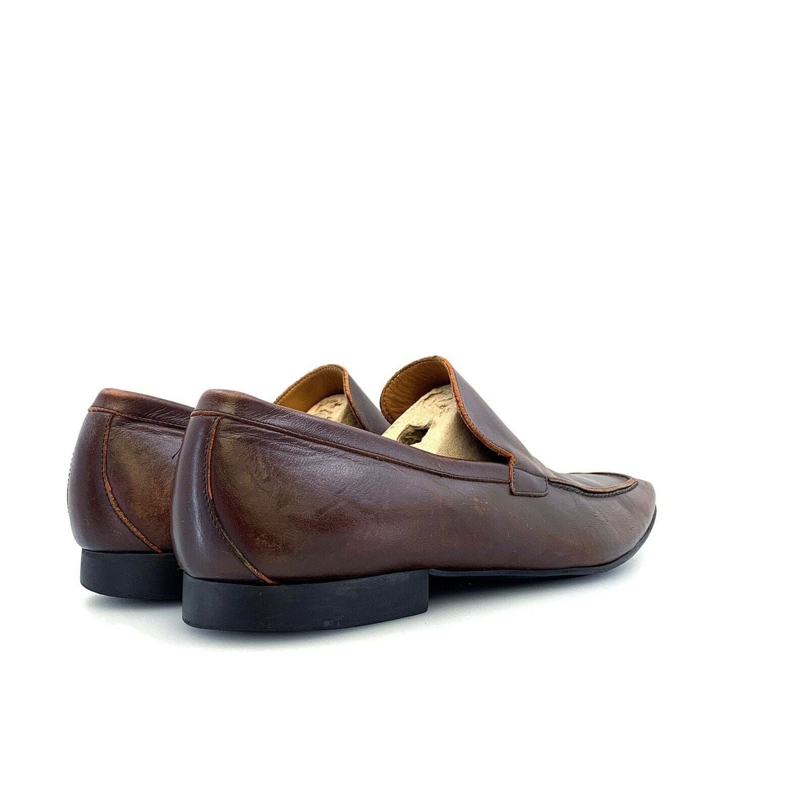 Faconnable Mens Size 10.5D Brown Loafers Shoes Leather Driving Casual -  | Buy at Parsimony Shoppes