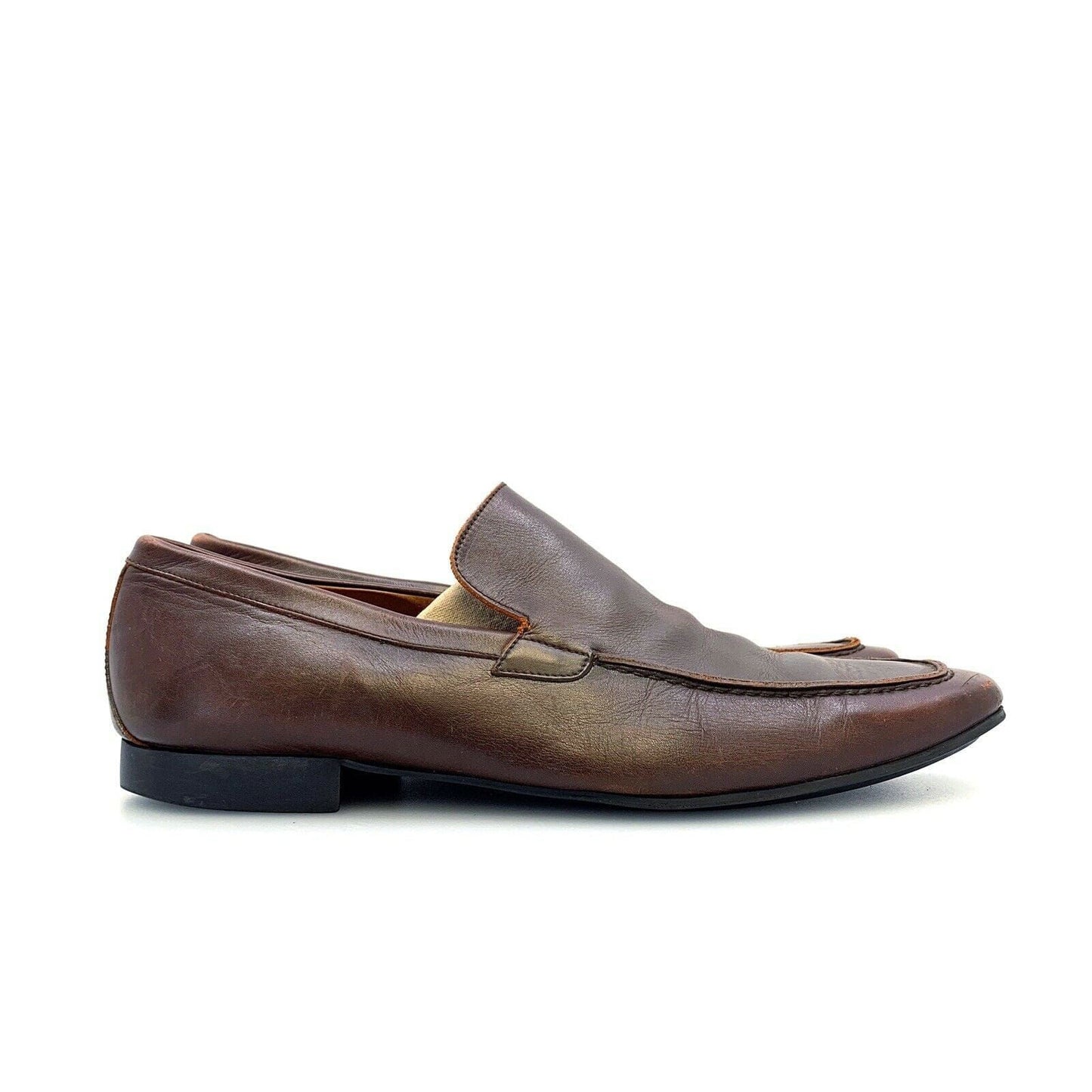 Faconnable Mens Size 10.5D Brown Loafers Shoes Leather Driving Casual -  | Buy at Parsimony Shoppes