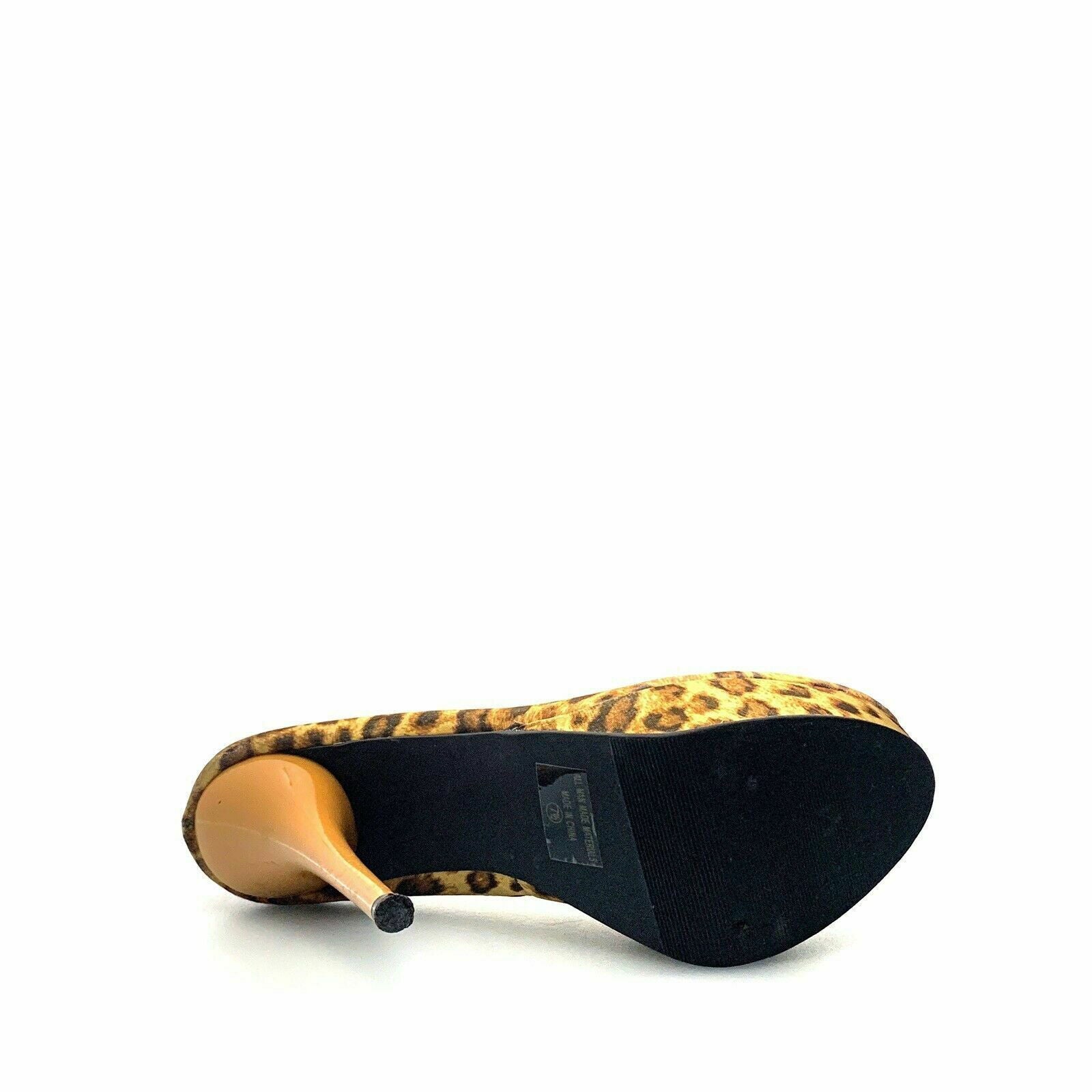 Fahrenheit Womens Size 7.5 Brown Leopard Heels Platform Stiletto Shoes -  | Buy at Parsimony Shoppes