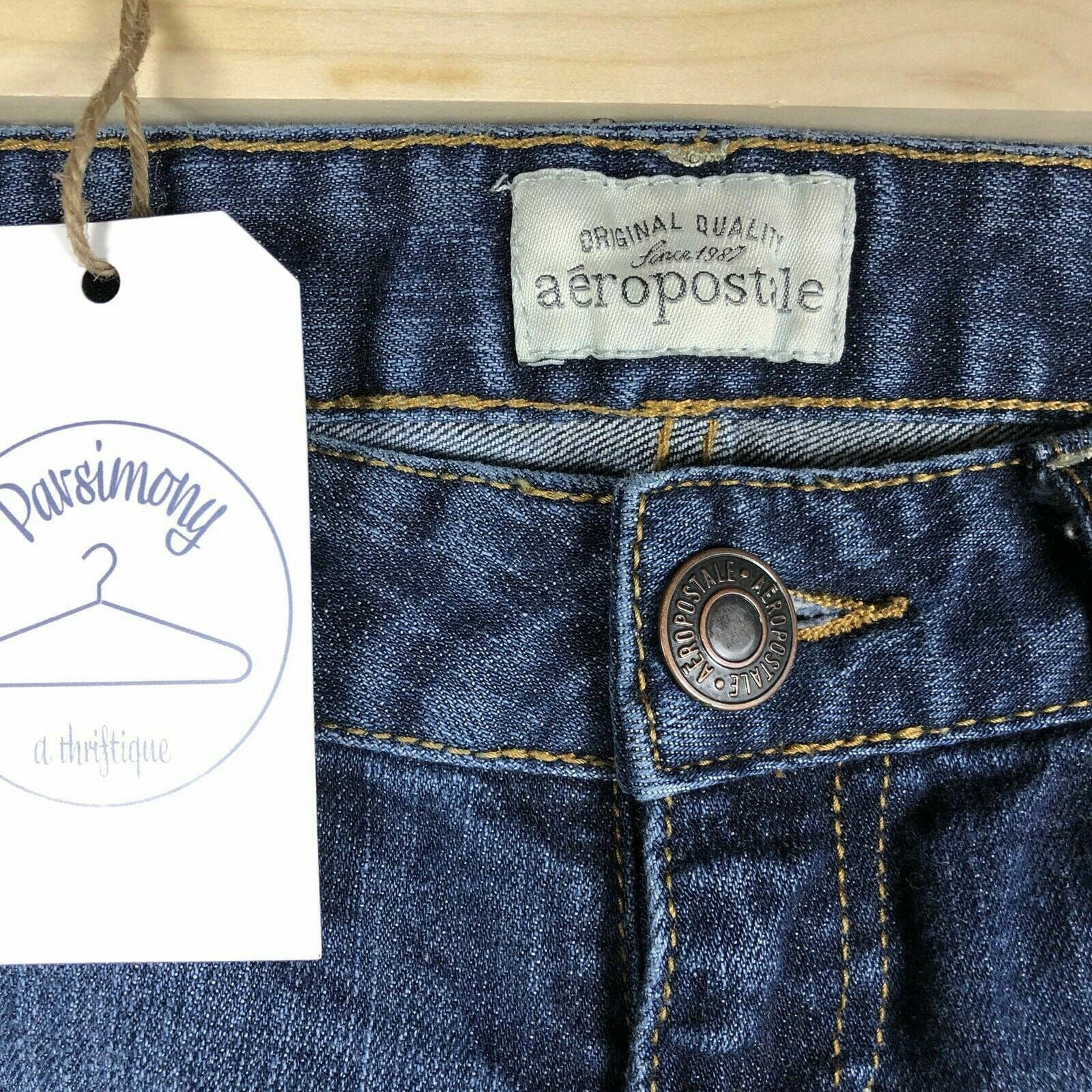 Fashionable Aeropostale Womens Jeans Distressed Blue Denim Bayla Skinny XS Regular -  | Buy at Parsimony Shoppes