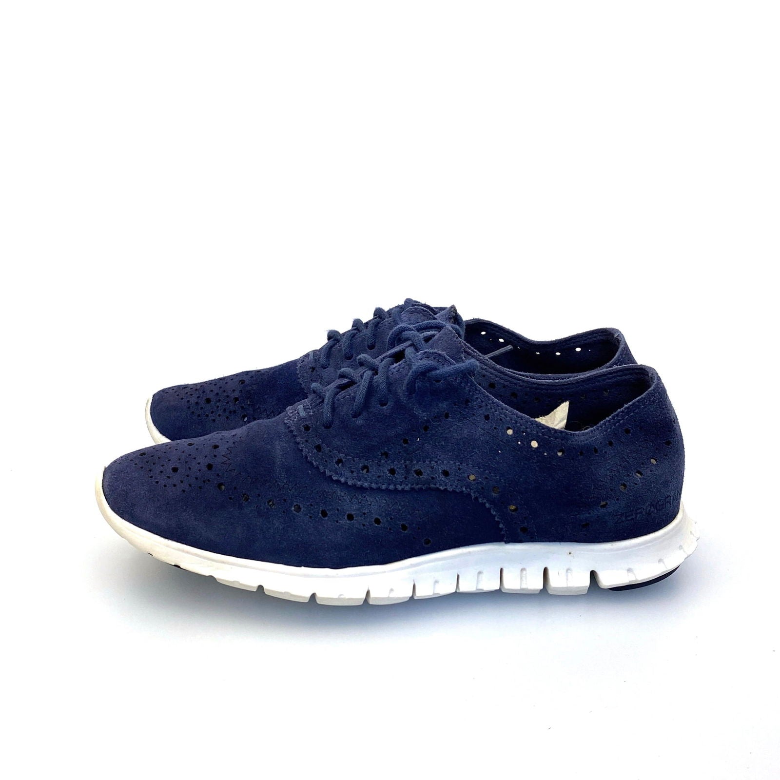 Fashionable Cole Haan Womens Blue Zero Grand.OS Lace Up Sneakers - Size 5B -  | Buy at Parsimony Shoppes
