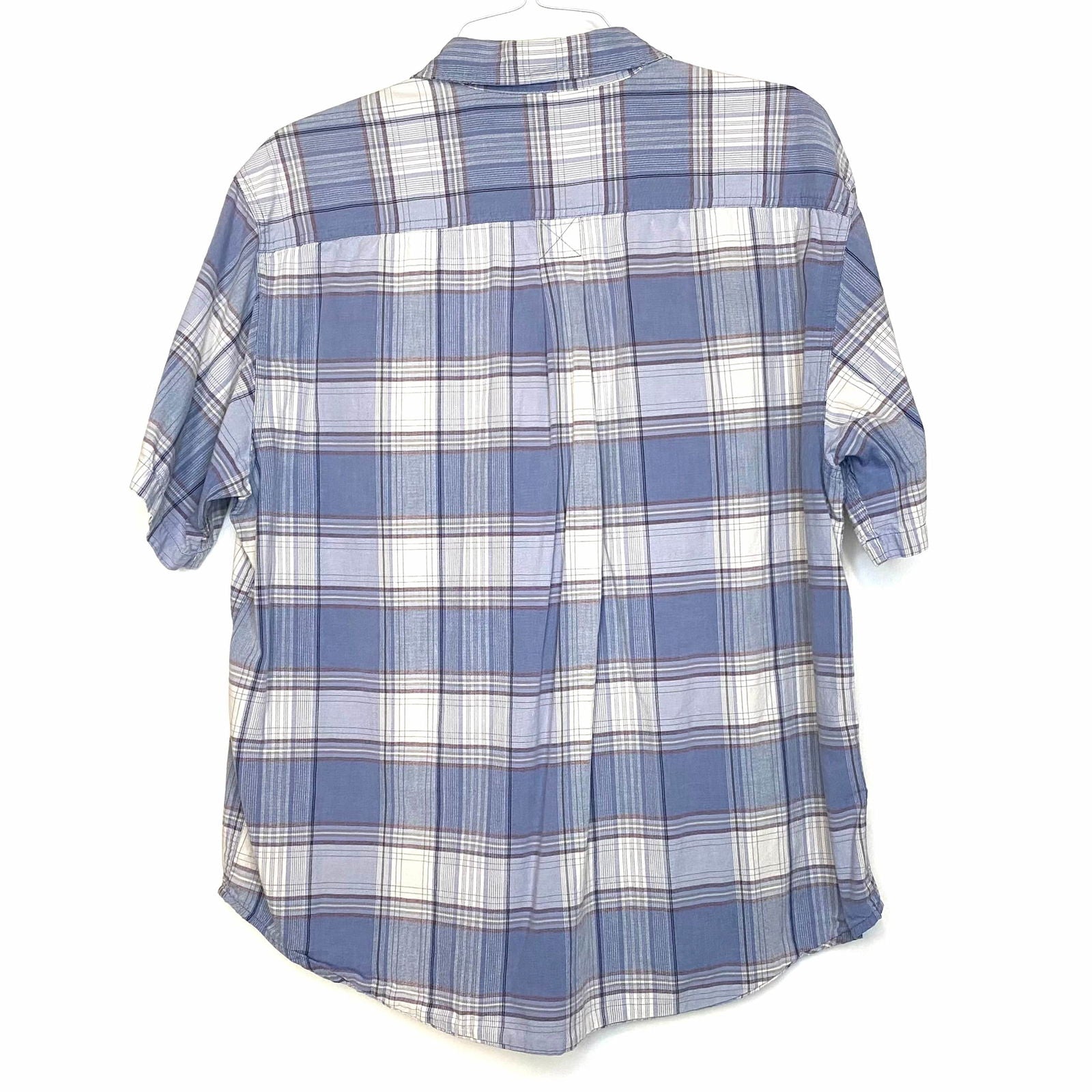 Fieldmaster Mens Size XL Blue Brown Plaid Casual Shirt s/s Pre-Owned -  | Buy at Parsimony Shoppes