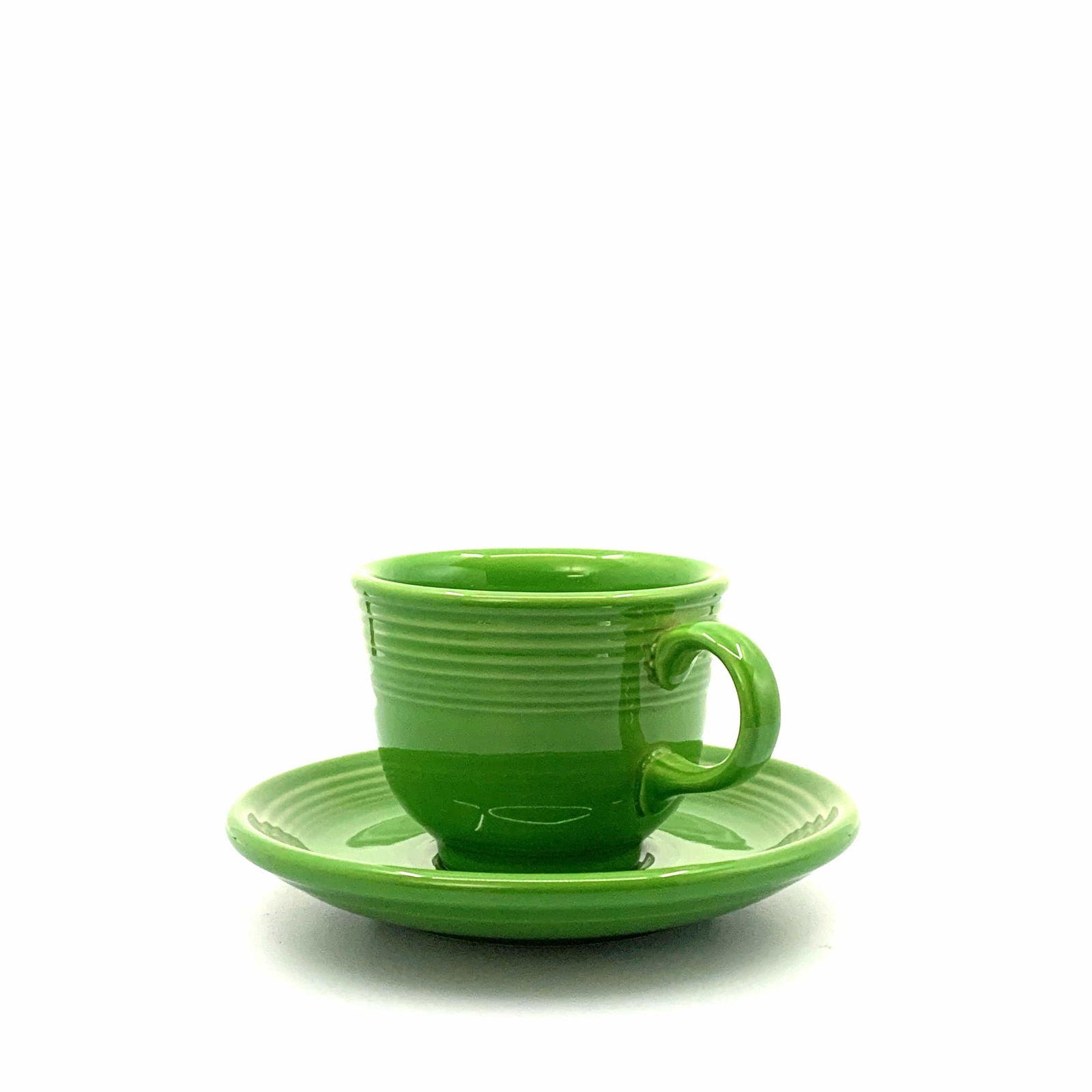 Fiesta Green Replacement Tea Coffee Cup and Saucer Set Homer Laughlin Co USA. -  | Buy at Parsimony Shoppes