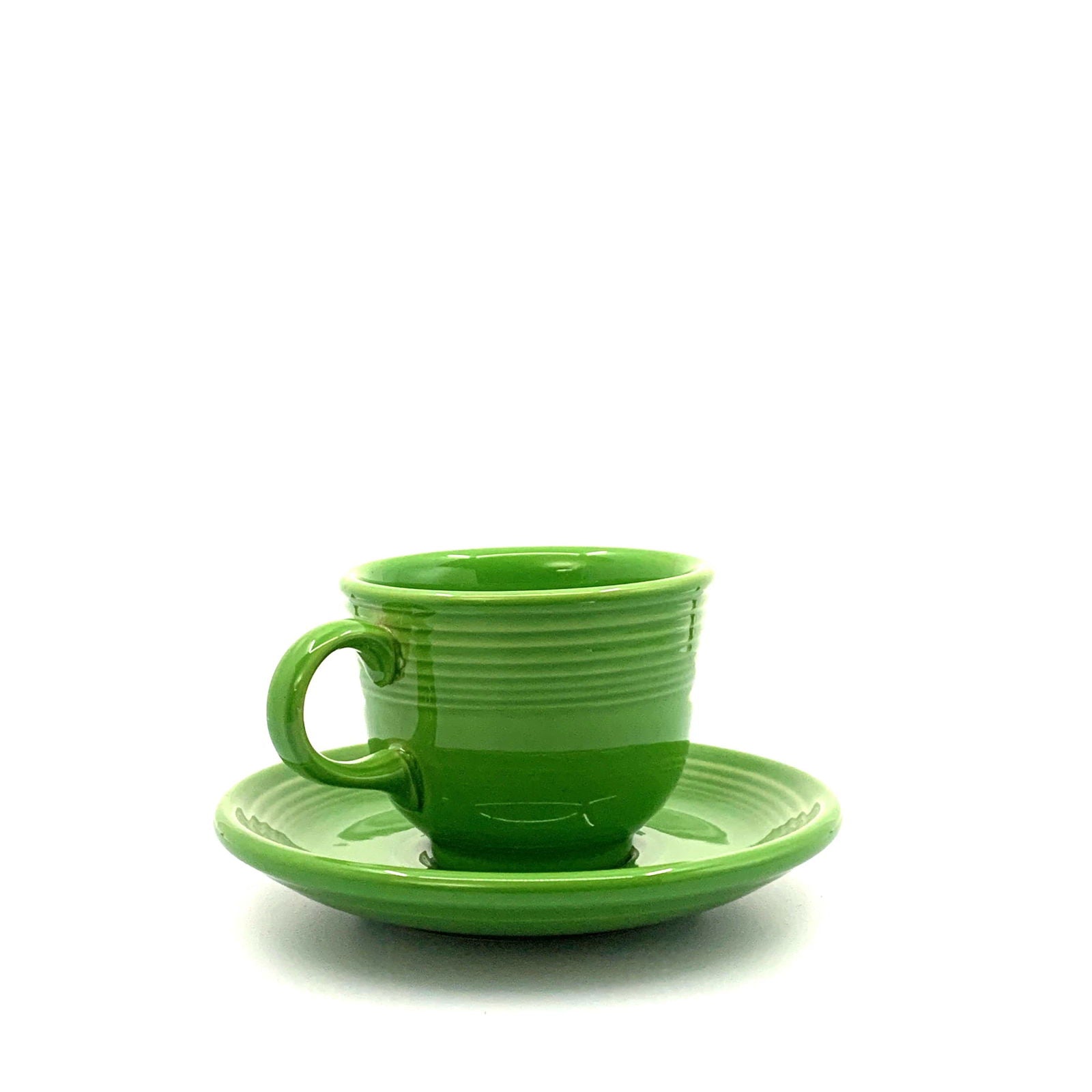 Fiesta Green Replacement Tea Coffee Cup and Saucer Set Homer Laughlin Co USA. -  | Buy at Parsimony Shoppes