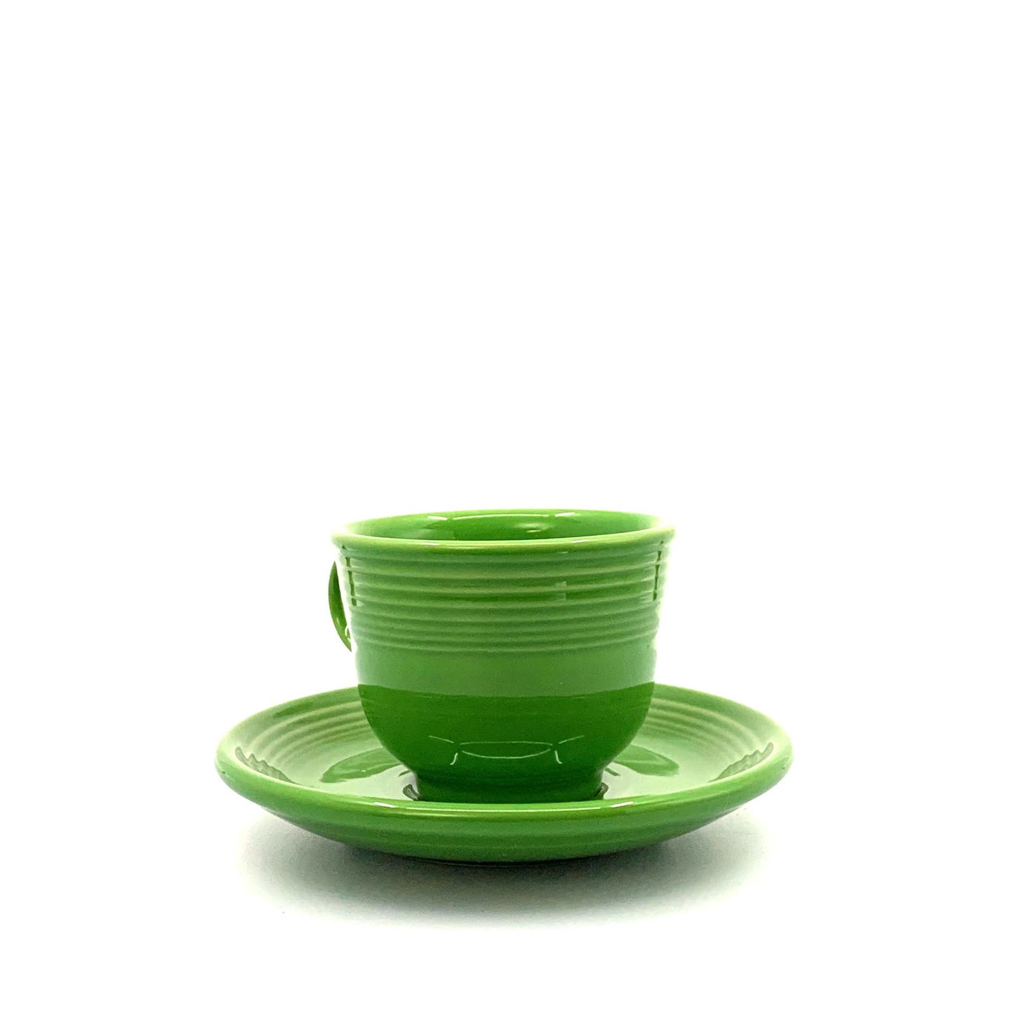 Fiesta Green Replacement Tea Coffee Cup and Saucer Set Homer Laughlin Co USA. -  | Buy at Parsimony Shoppes