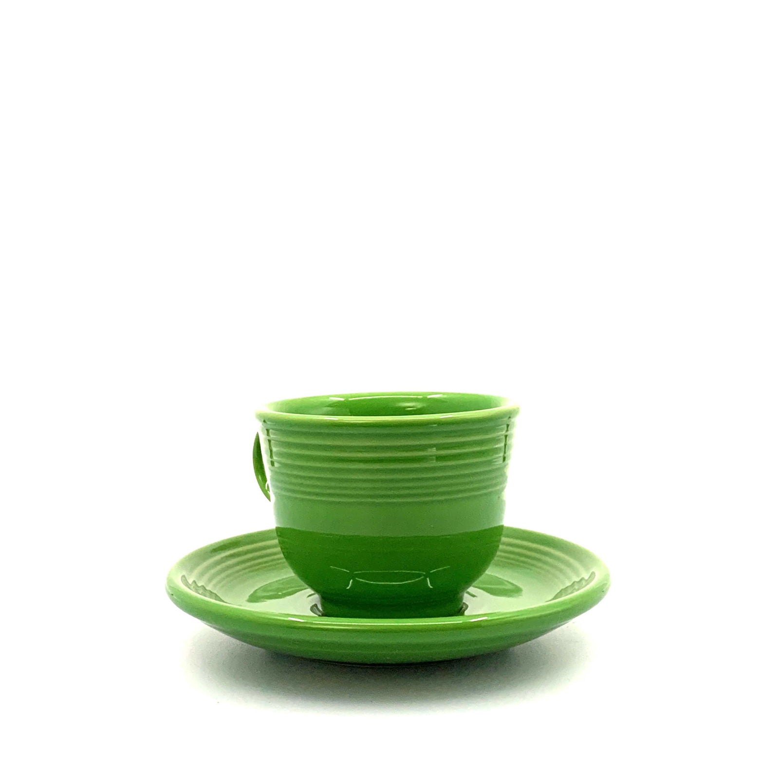 Fiesta Green Replacement Tea Coffee Cup and Saucer Set Homer Laughlin Co USA. -  | Buy at Parsimony Shoppes