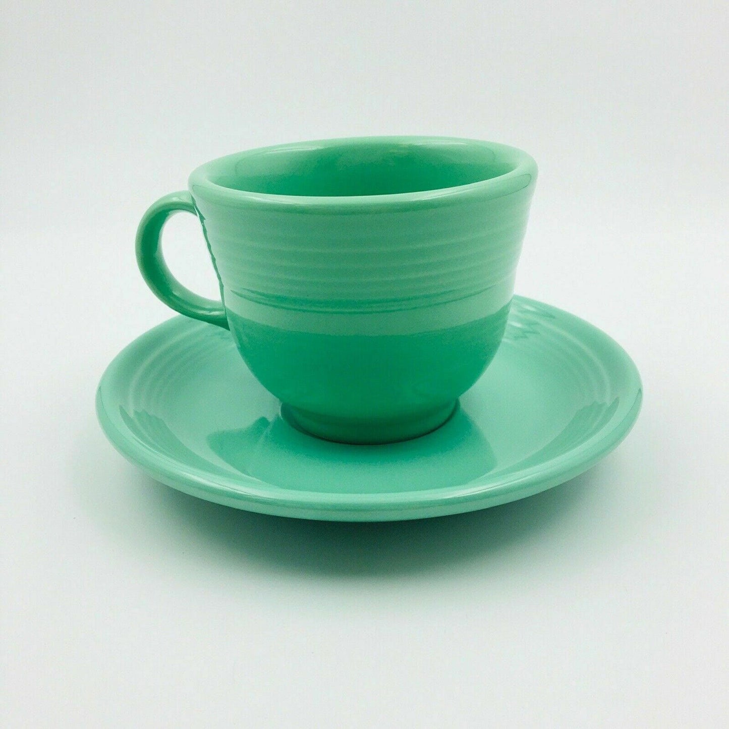 Fiesta Seafoam Green Replacement Tea Coffee Cup and Saucer Set Homer Laughlin Co USA. -  | Buy at Parsimony Shoppes