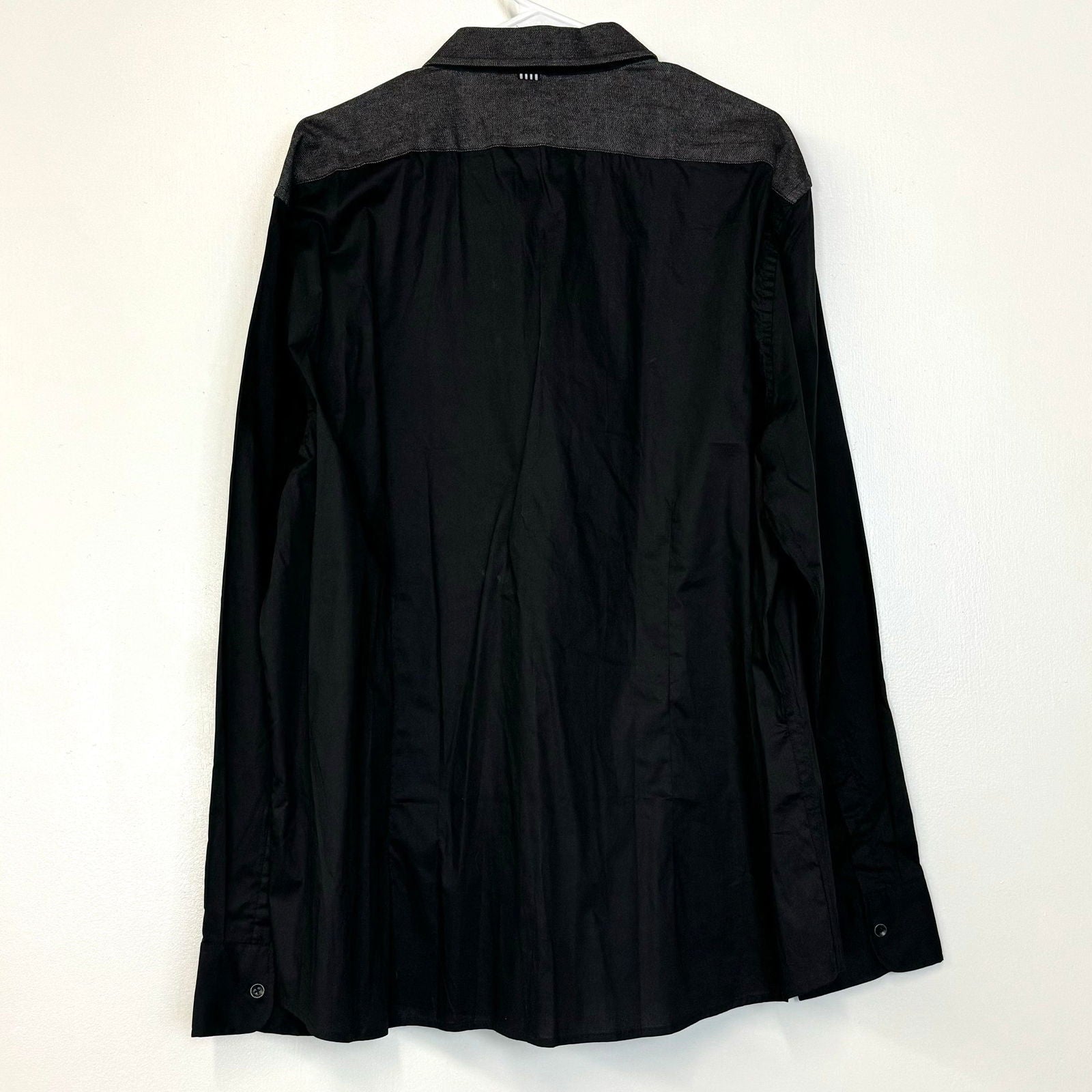 Five Four Mens Size 3XL ‘Jacob’ Black/Gray Button-Up Dress Shirt L/s NWT -  | Buy at Parsimony Shoppes