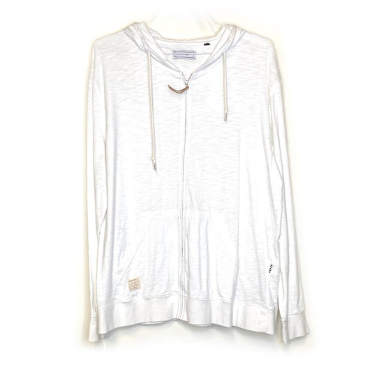 Five Four Mens Size XL White Zip-Up Hooded Sweatshirt L/s Pre-Owned -  | Buy at Parsimony Shoppes
