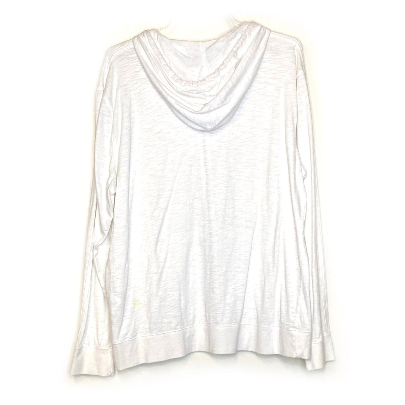 Five Four Mens Size XL White Zip-Up Hooded Sweatshirt L/s Pre-Owned -  | Buy at Parsimony Shoppes