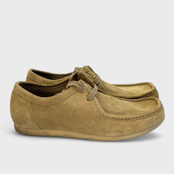 【いももち】Clarks wallabee. Clarks Originals Wallabee Cup Low Top Women's Black Suede