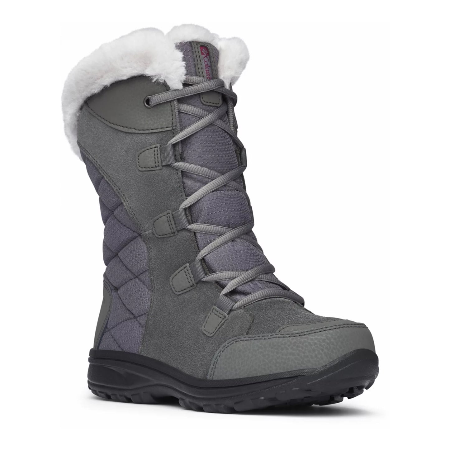 Columbia Women's Ice Maiden™ II Winter Boots - Shale/Dark Raspberry - Size 12