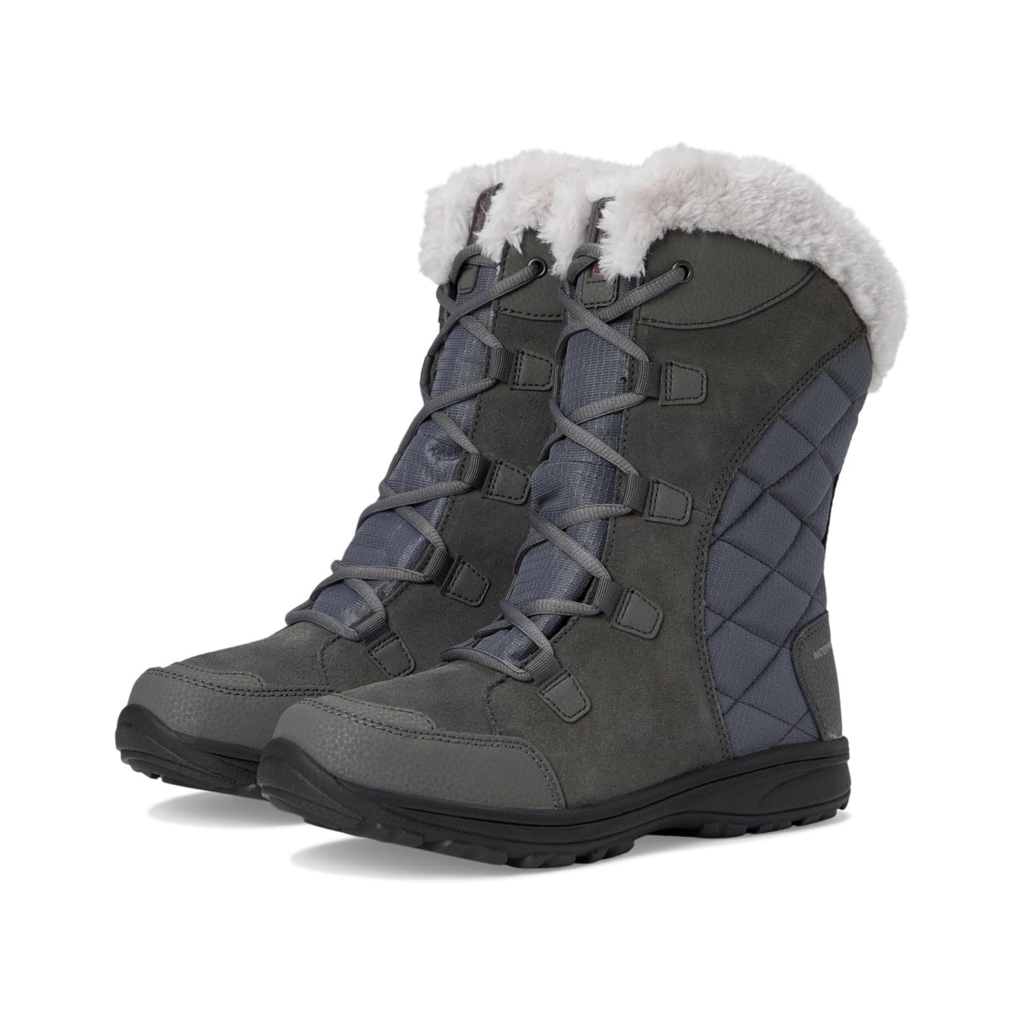 Columbia Women's Ice Maiden™ II Winter Boots - Shale/Dark Raspberry - Size 12