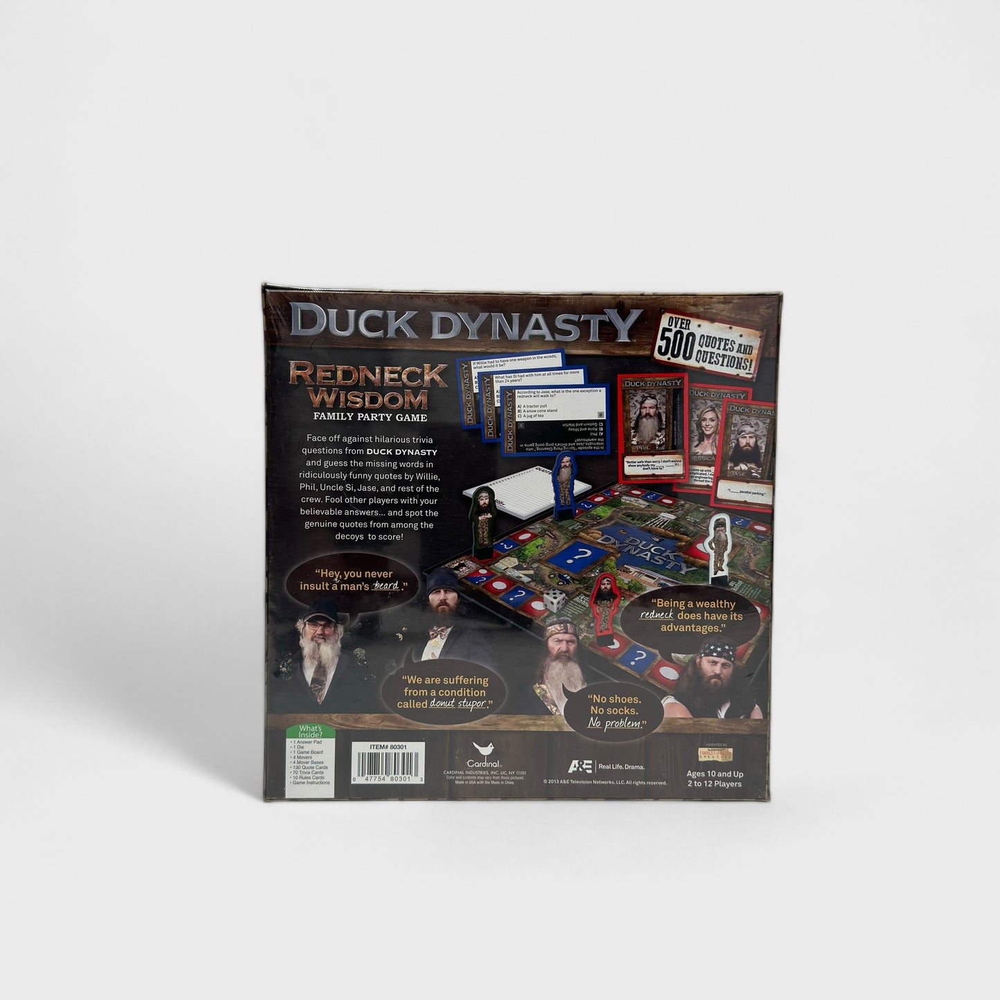 Duck Dynasty Redneck Wisdom Party Game - Over 500 Quotes and Questions - Family Fun