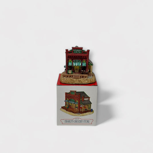 Liberty Falls Dearly's Grocery Store - Hand Painted Americana Miniature - Mint Condition