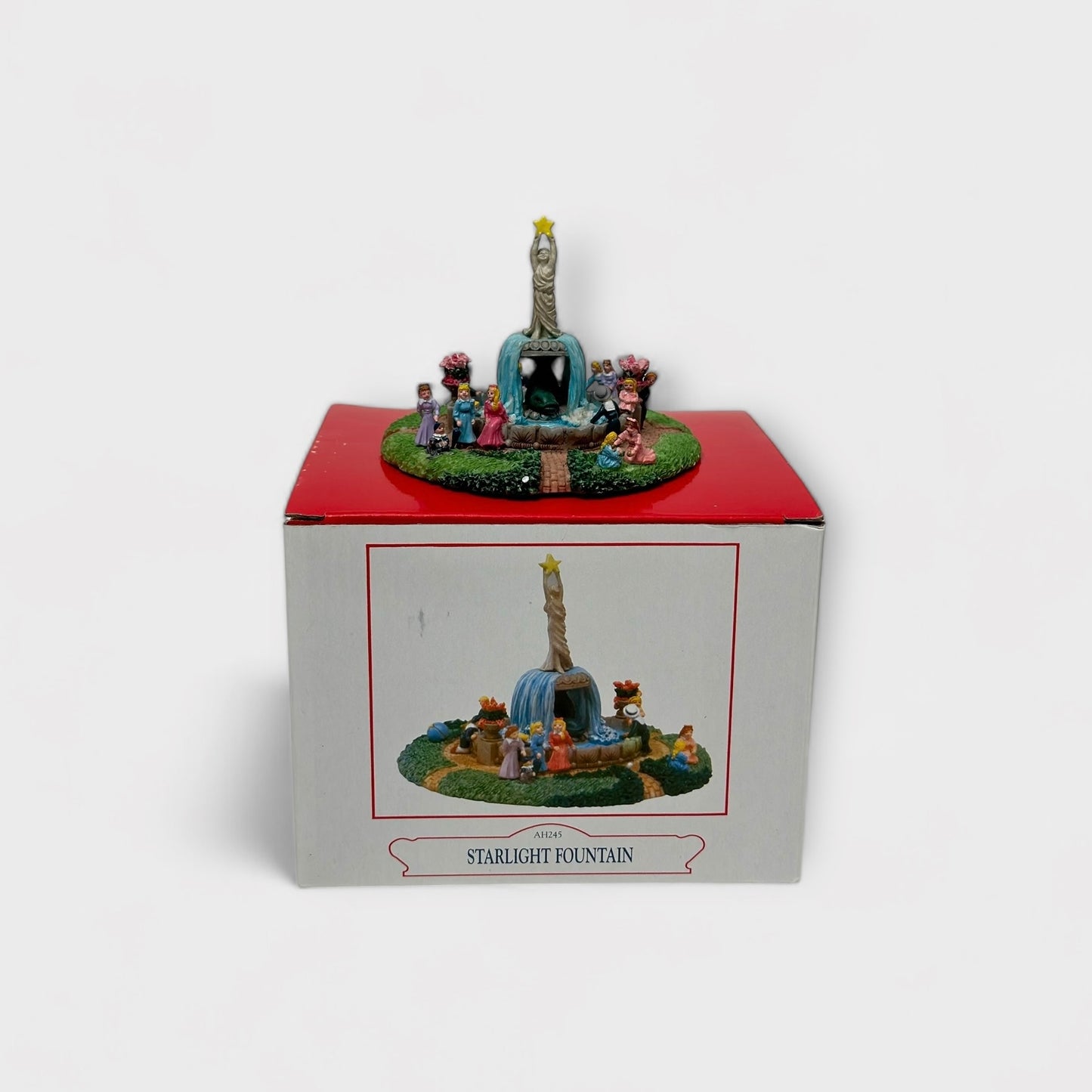 Liberty Falls Starlight Fountain - Hand Painted Americana Miniature - Mint Condition