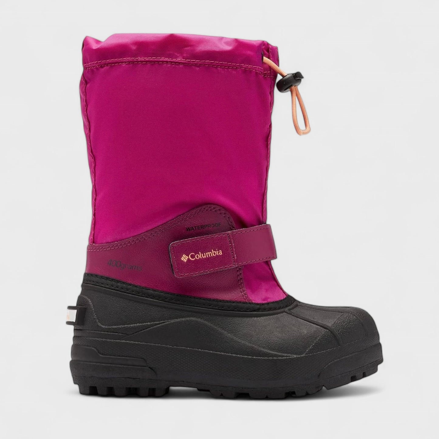 Columbia Kids Powderbug Forty Snow Boots | Multiple Sizes | Fuchsia or Black | Waterproof & Insulated