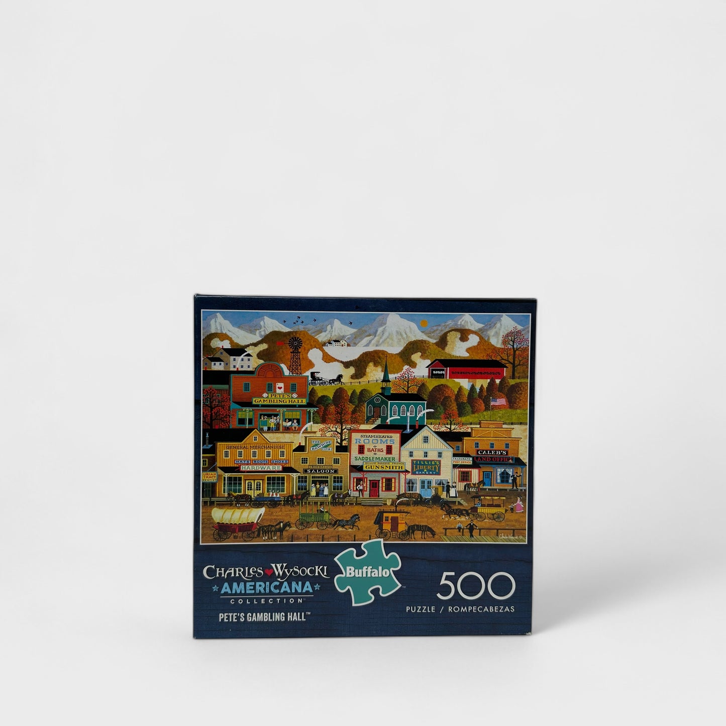 Charles Wysocki Americana Puzzle - Pete’s Gambling Hall - 500 Pieces