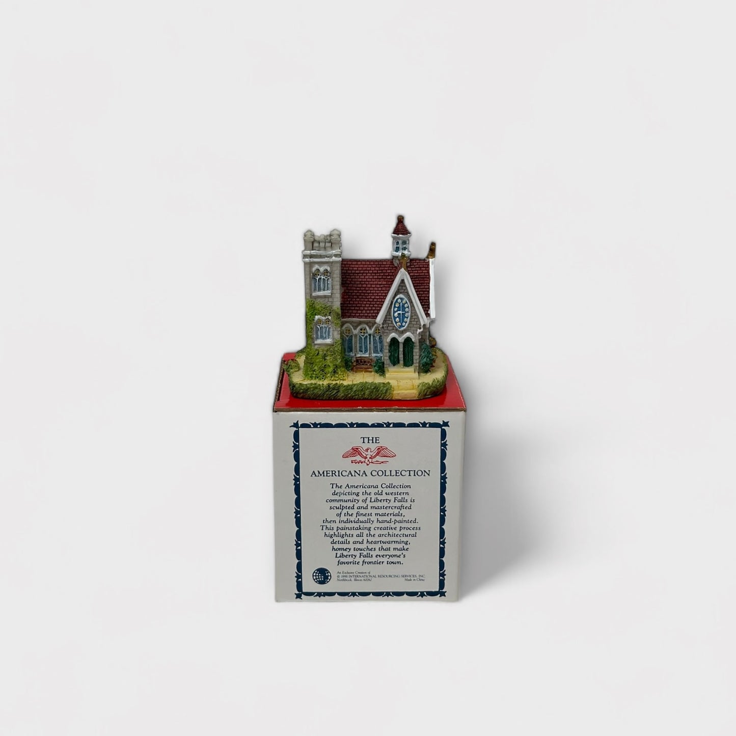 Mountainview Church Model - Hand-Painted Americana Collection - Decorative Piece