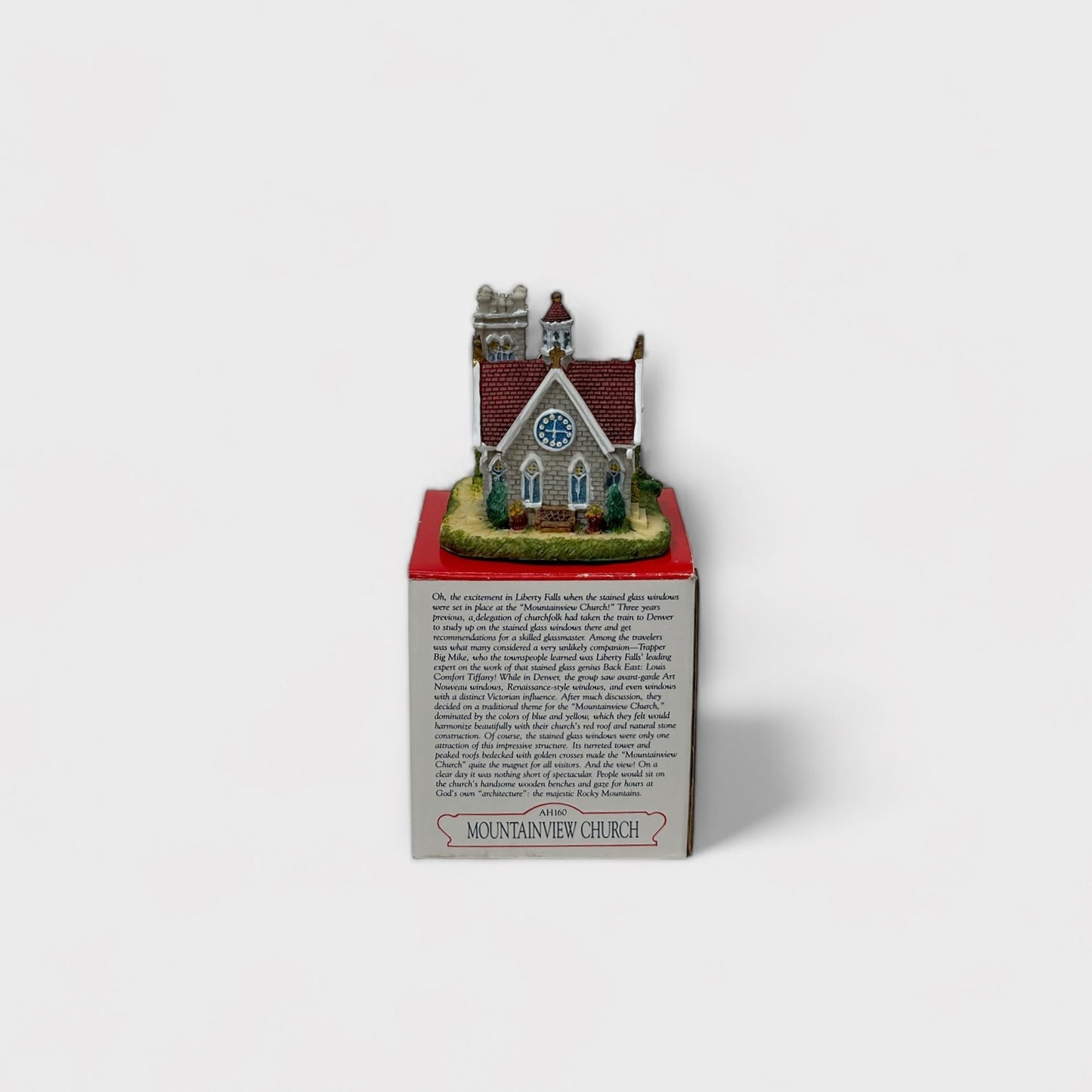 Mountainview Church Model - Hand-Painted Americana Collection - Decorative Piece