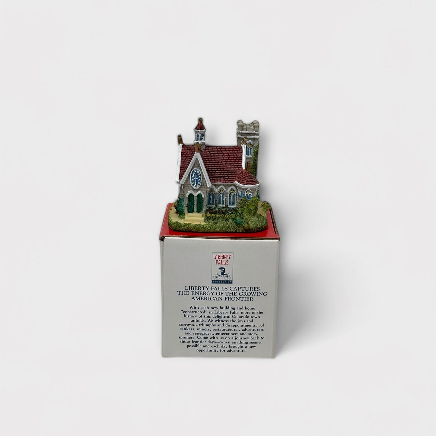 Mountainview Church Model - Hand-Painted Americana Collection - Decorative Piece