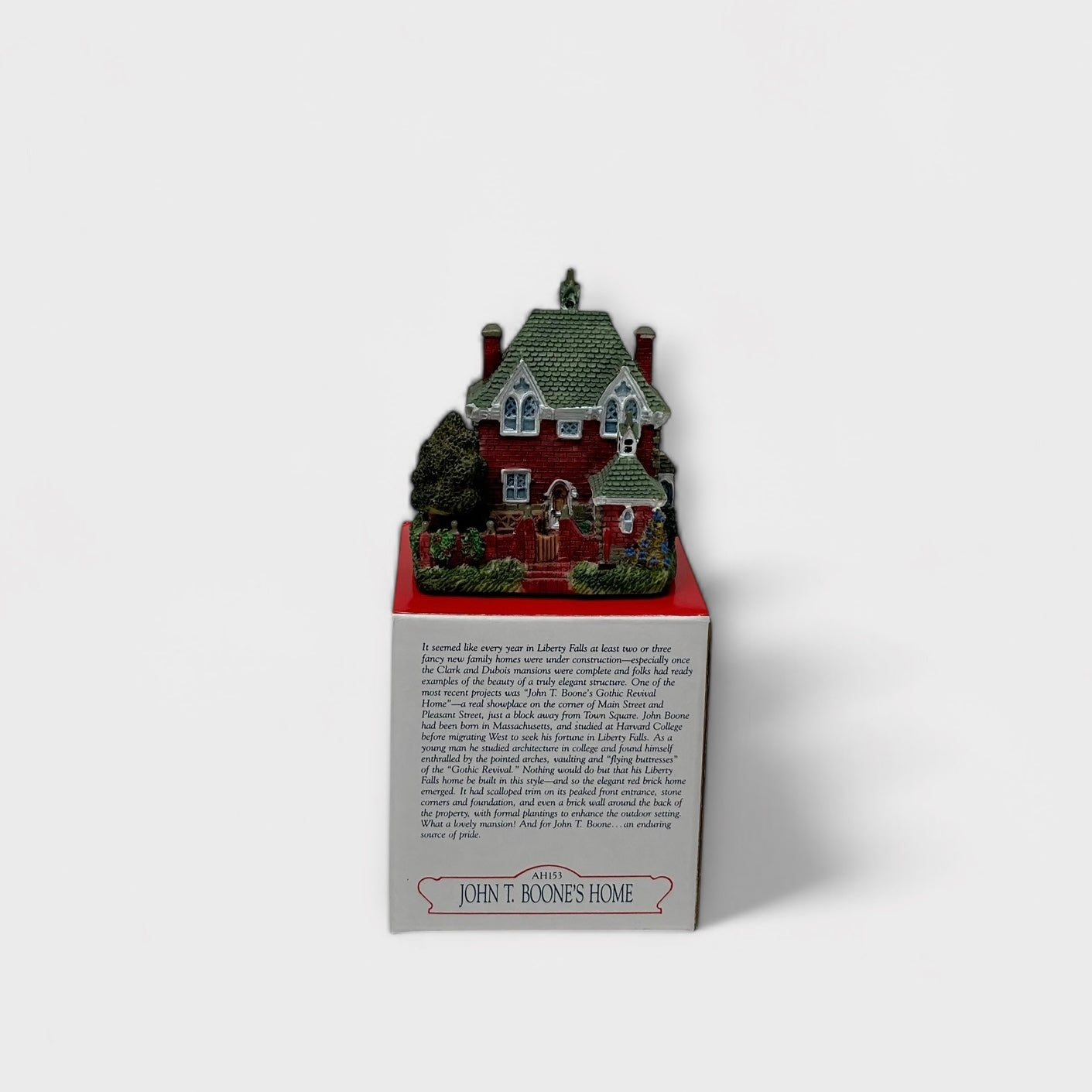 John T. Boone's Home - Hand-Painted Liberty Falls Americana Collectible