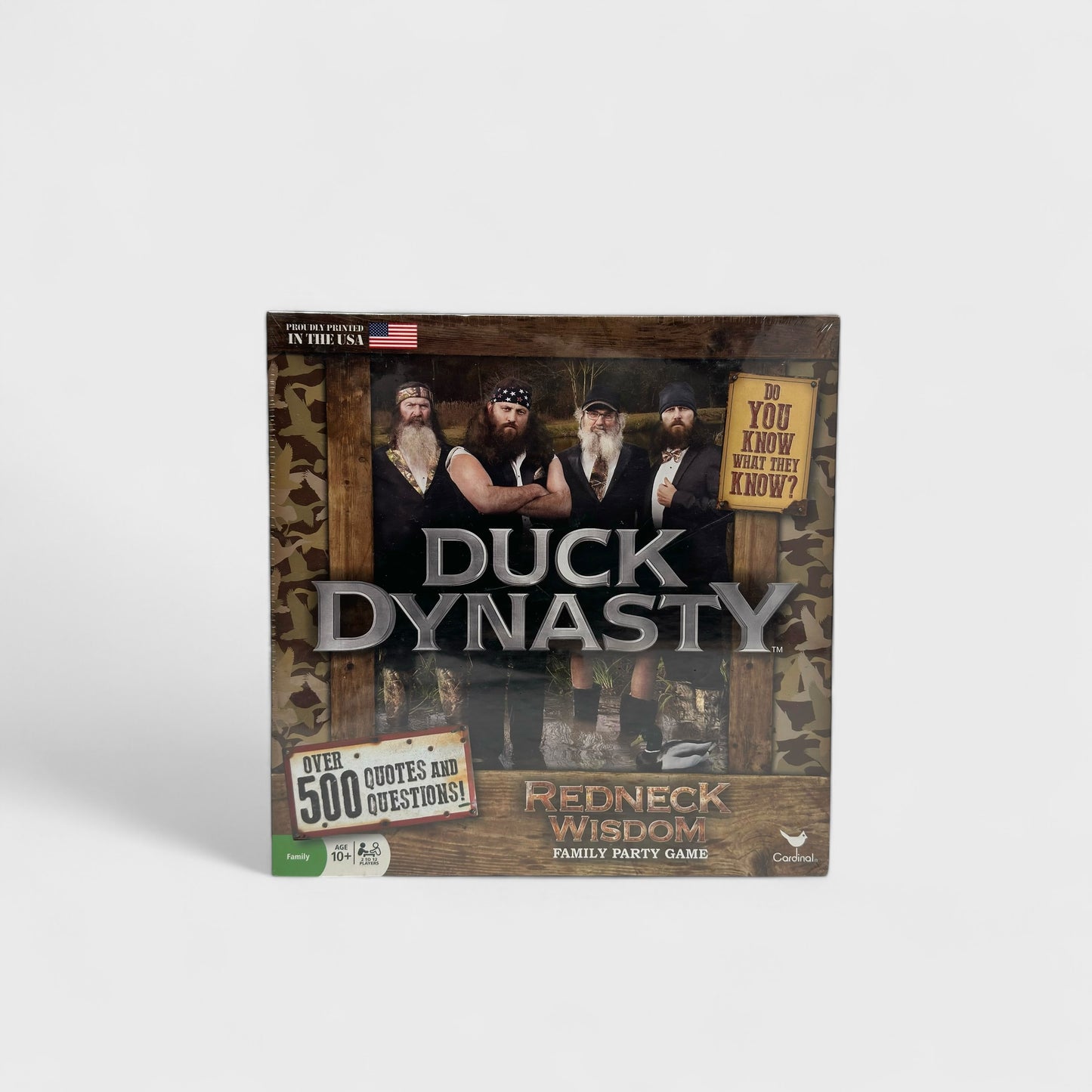 Duck Dynasty Redneck Wisdom Party Game - Over 500 Quotes and Questions - Family Fun