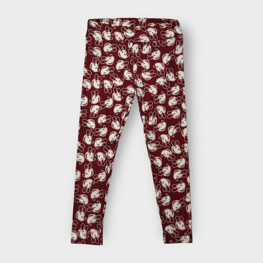 LuLaRoe Women’s Leggings | Tall & Curvy (12-18) | Red/White Mickey Mouse Print | New