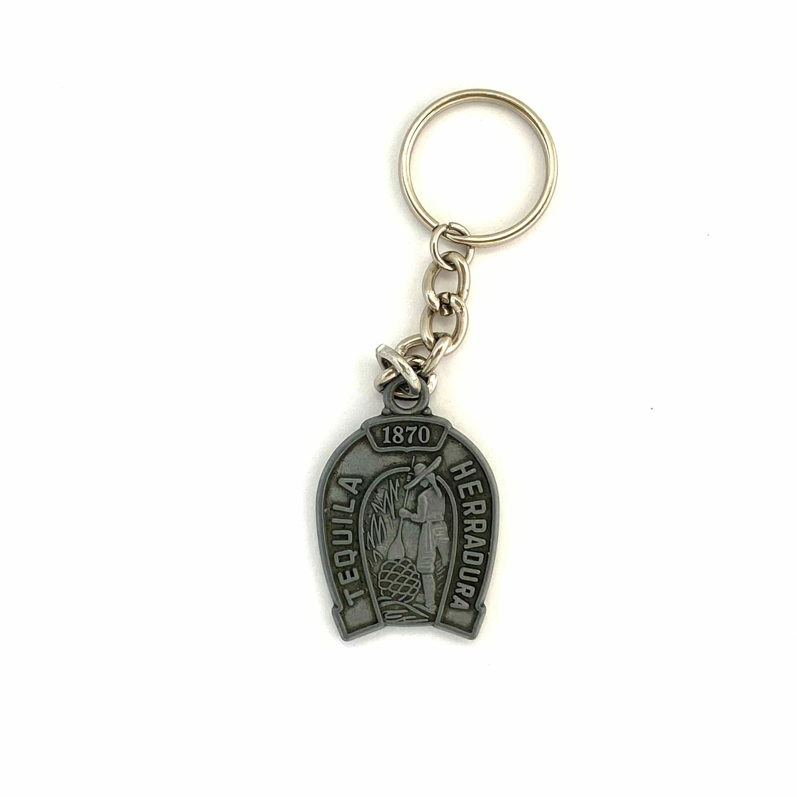 "Tequila Herradura 1870" Horseshoe Pewter Keychain Collectible, Set of 2 -  | Buy at Parsimony Shoppes