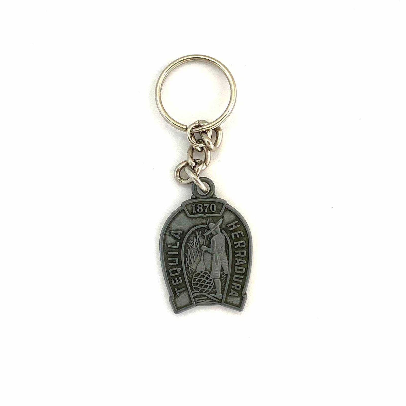"Tequila Herradura 1870" Horseshoe Pewter Keychain Collectible, Set of 2 -  | Buy at Parsimony Shoppes