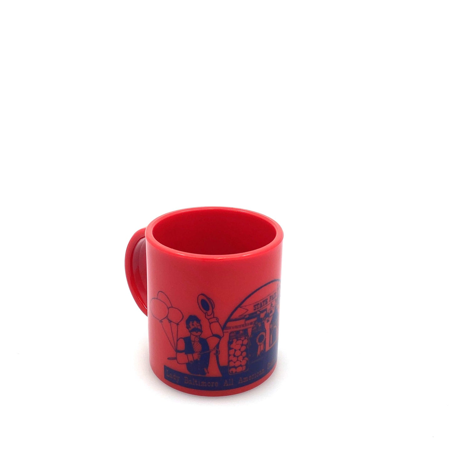 Lady Baltimore All American State Fair 1985 Red Plastic Cup Souvenir