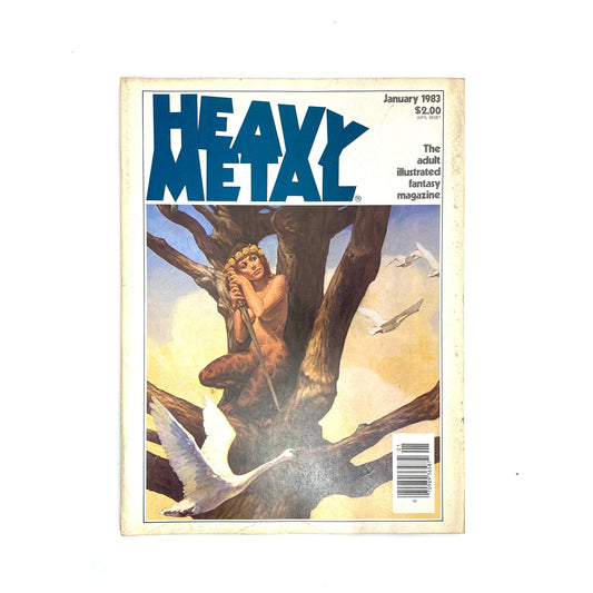 HEAVY METAL - Adult Illustrated Fantasy Erotic Magazine - January 1983