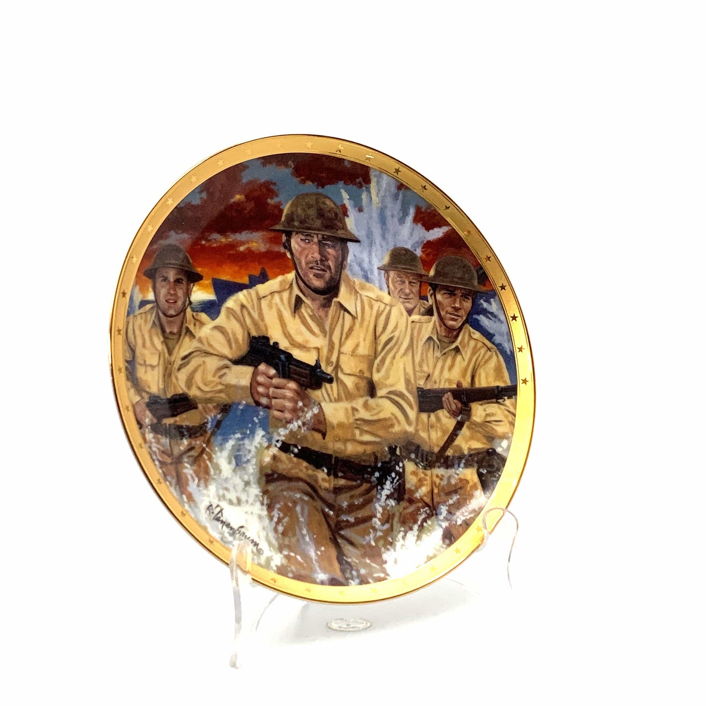 John Wayne | Symbol Of Leadership | Franklin Mint Collectors Plates Series | 8 in.