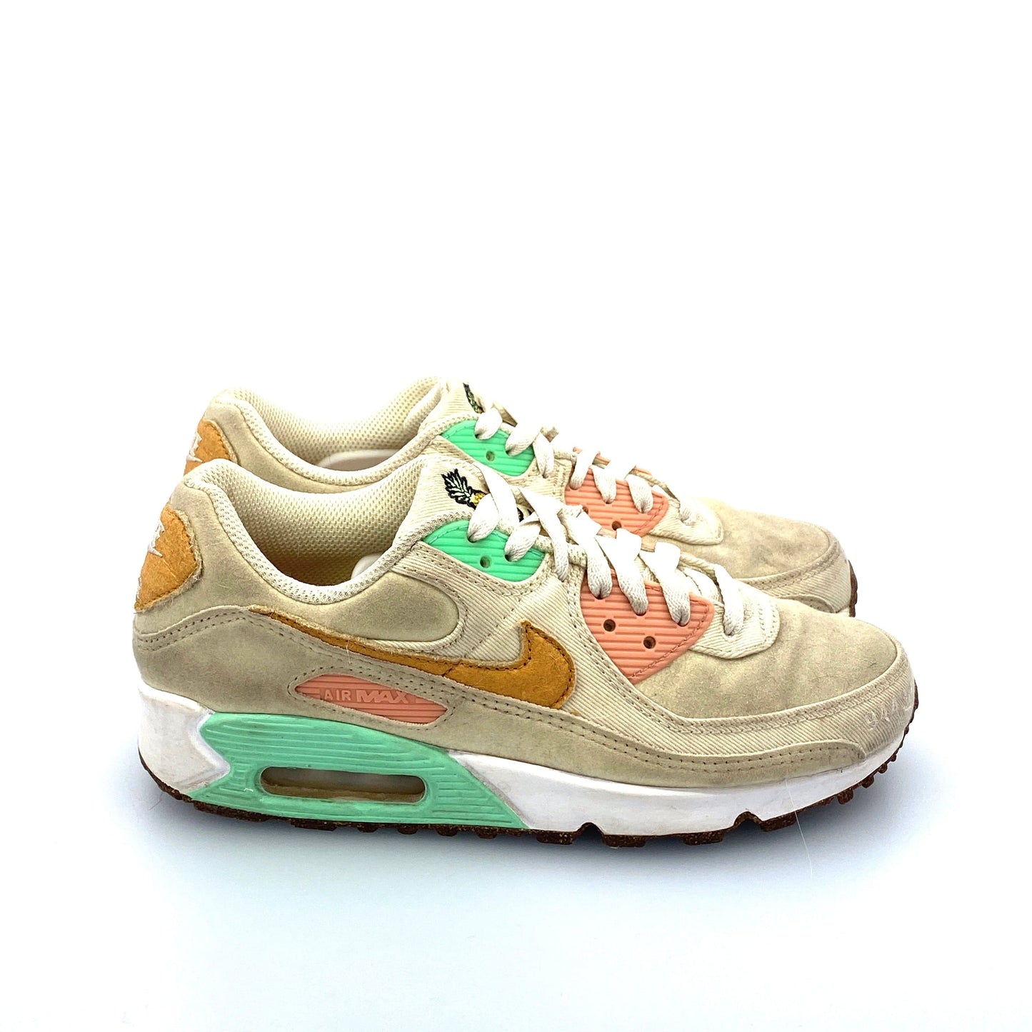 Nike | AIR MAX 90 'HAPPY PINEAPPLE’ Training Athletic Shoes Sneakers | Color: Silver/Yellow | Size: 6.5 | EUC