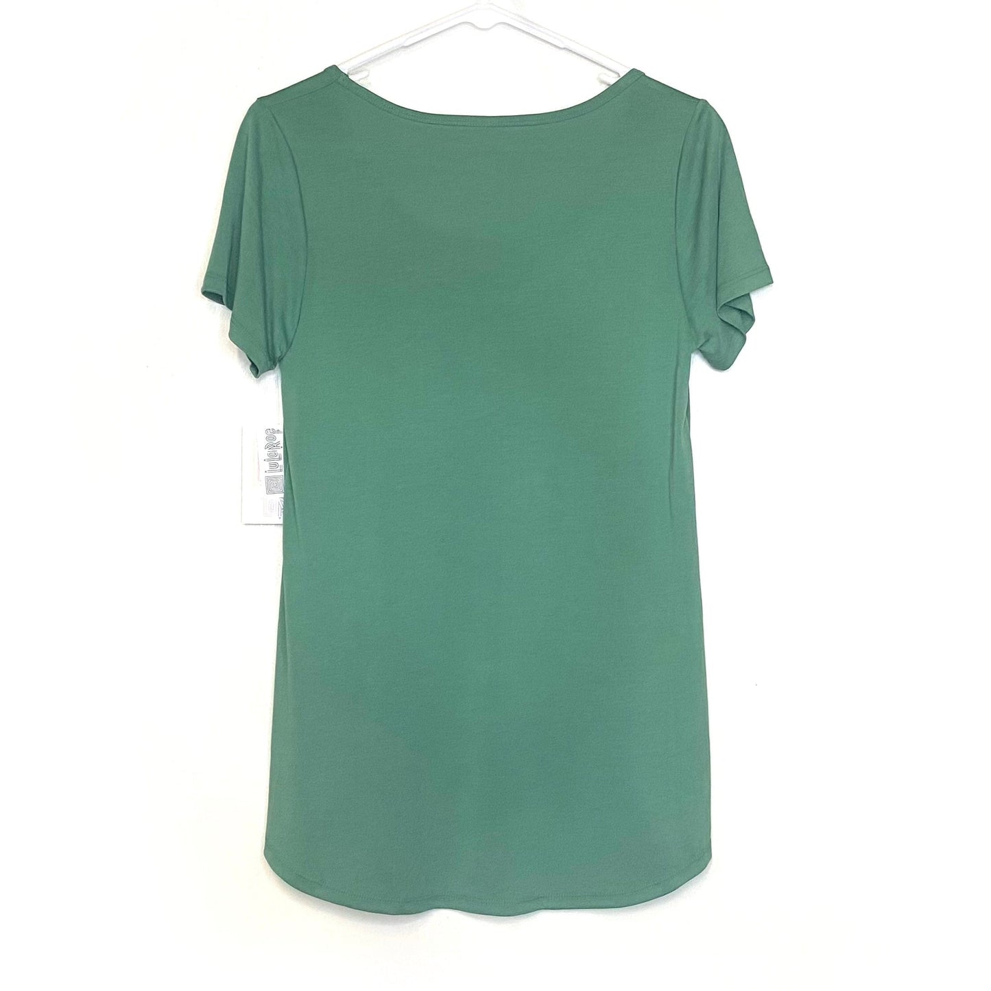 LuLaRoe Womens XS Parakeet Green Classic T Solid T-Shirt S/s NWT