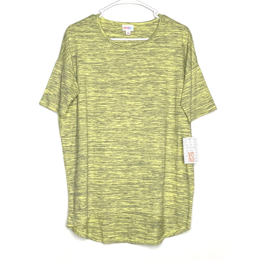 LuLaRoe | Brushed Irma S/s Tunic Top | Color: Lime Green | Size: XS | NWT