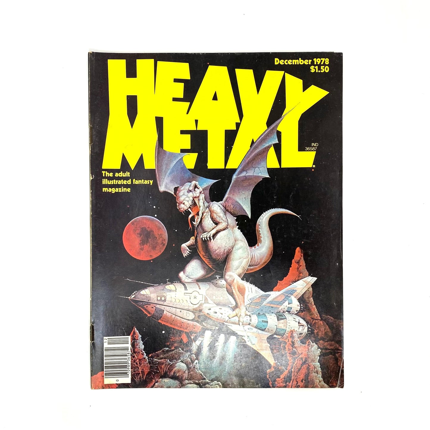 HEAVY METAL - Adult Illustrated Fantasy Erotic Magazine - December 1978