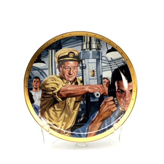 John Wayne | Symbol Of Naval Strength | Franklin Mint Collectors Plates Series | 8 in.
