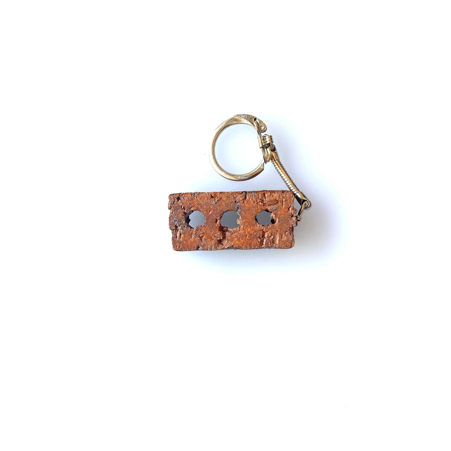 Vintage Endicott Clay Products Employee-Only Keychain Key Ring