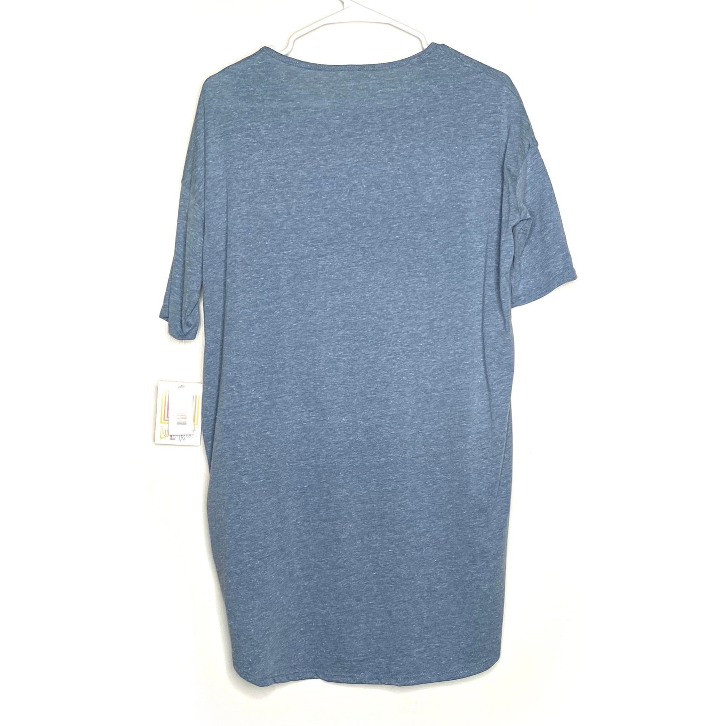 LuLaRoe | Blue Heather Irma S/s Tunic Top | Color: Blue | Size: XXS | NWT