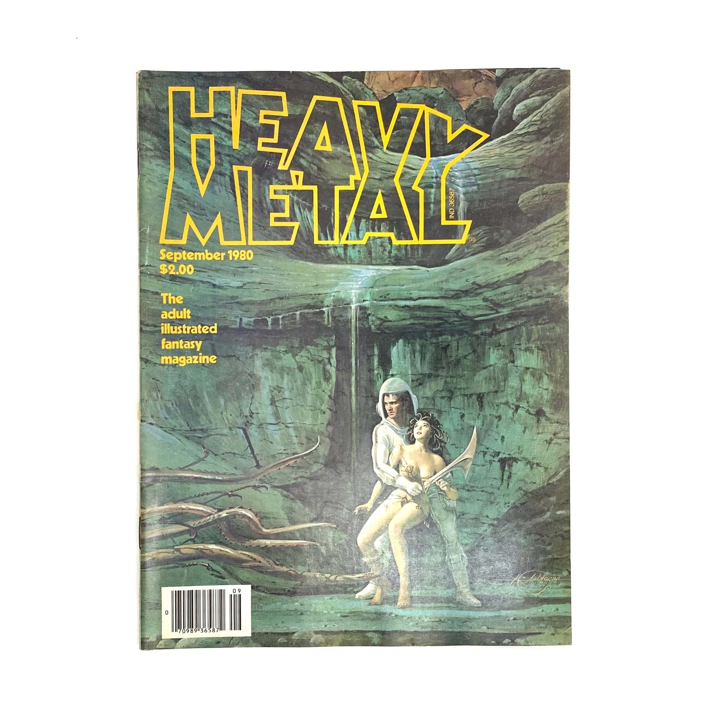 HEAVY METAL Adult Illustrated Fantasy Erotic Magazine | Vintage | GUC | September 1980