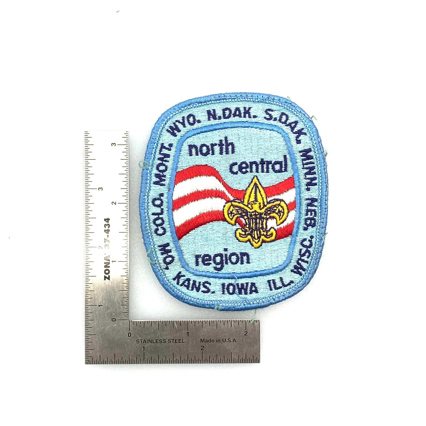 Vintage Official North Central Region Boy Scouts of America Badge Patch NEW