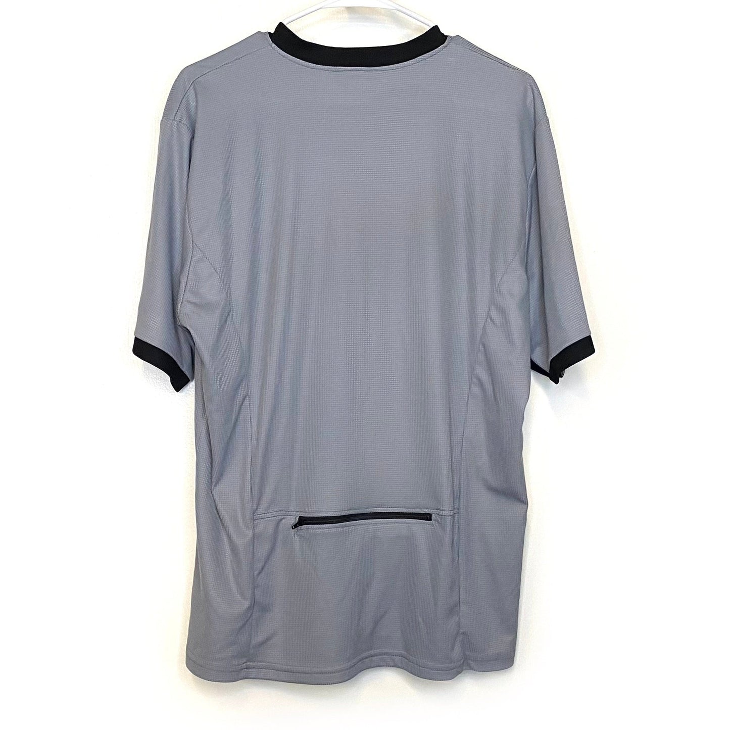 Canari Mens Size XL Gray ¼ Zip Cycling Jersey Shirt Lightweight Back Pocket Pre-Owned
