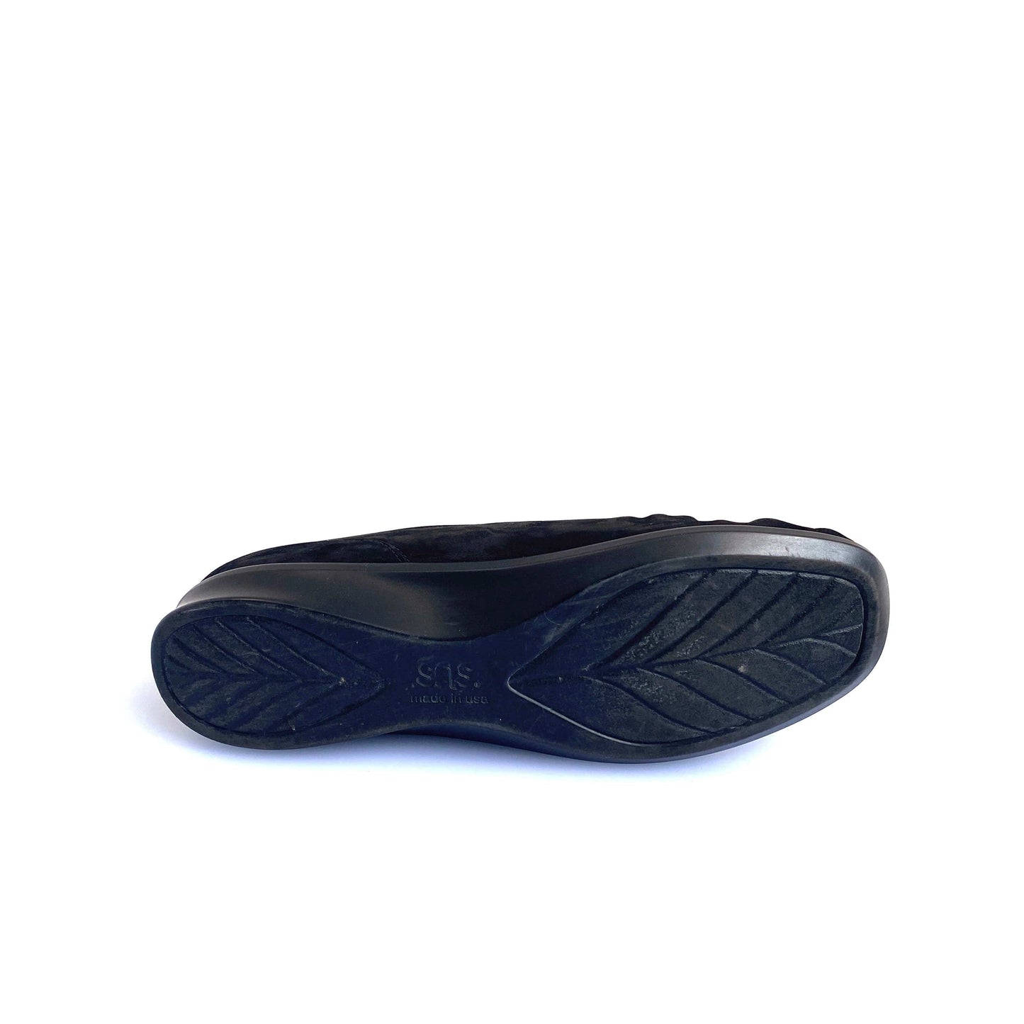 SAS Womens Petra Lace-Up Loafer Size 11 Charcoal Black Leather Shoes Tripad Comfort Walking EUC