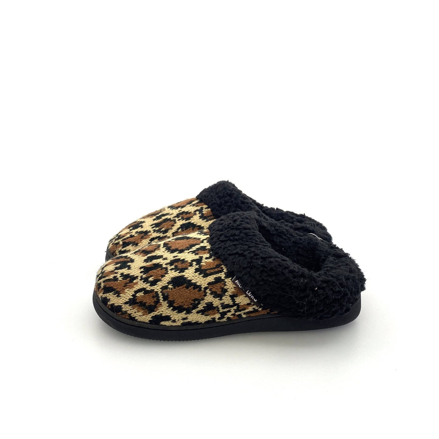 Muk Luks Womens Size M (7/8) Leopard Print Slippers Multicolor NWT