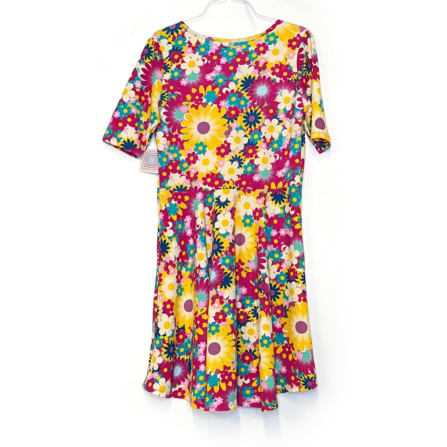 LuLaRoe | Multicolor Nicole Floral Fit And Flair Dress | Size: 3XL | S/s | NWT